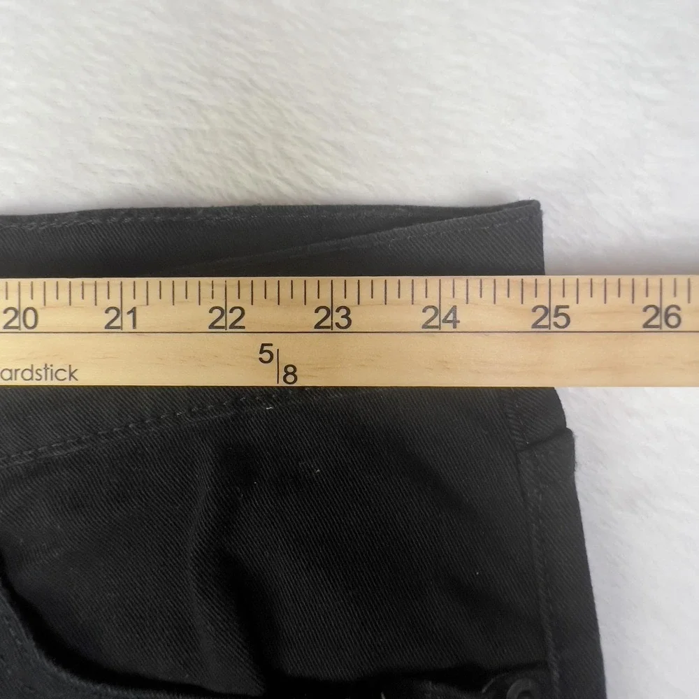 Levis 541 Jeans Mens 50x30 Black Athletic Taper Stretch Denim Pants Casual‎